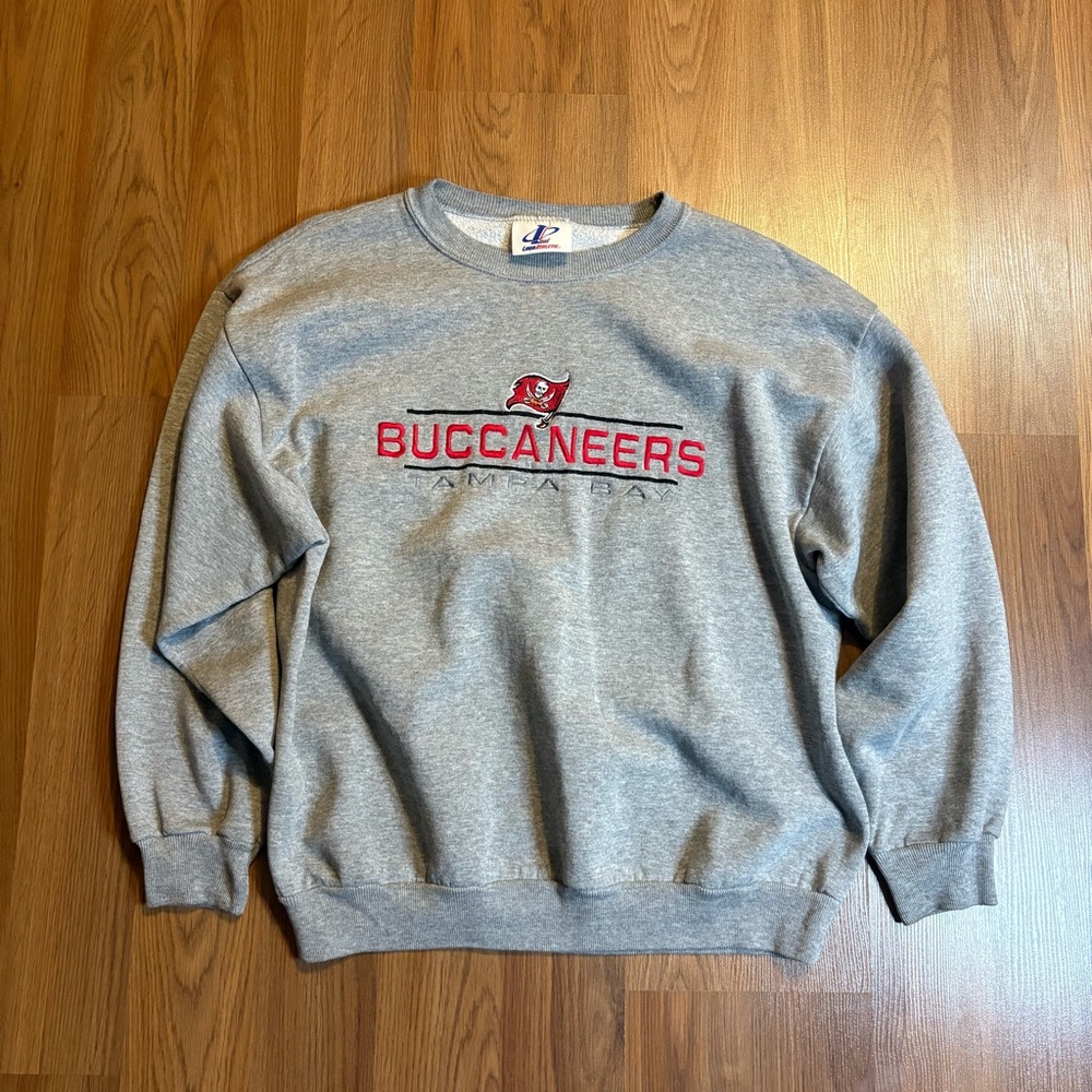 Vintage Logo Athletic Tampa Bay Buccaneers Crewneck Sweatshirt